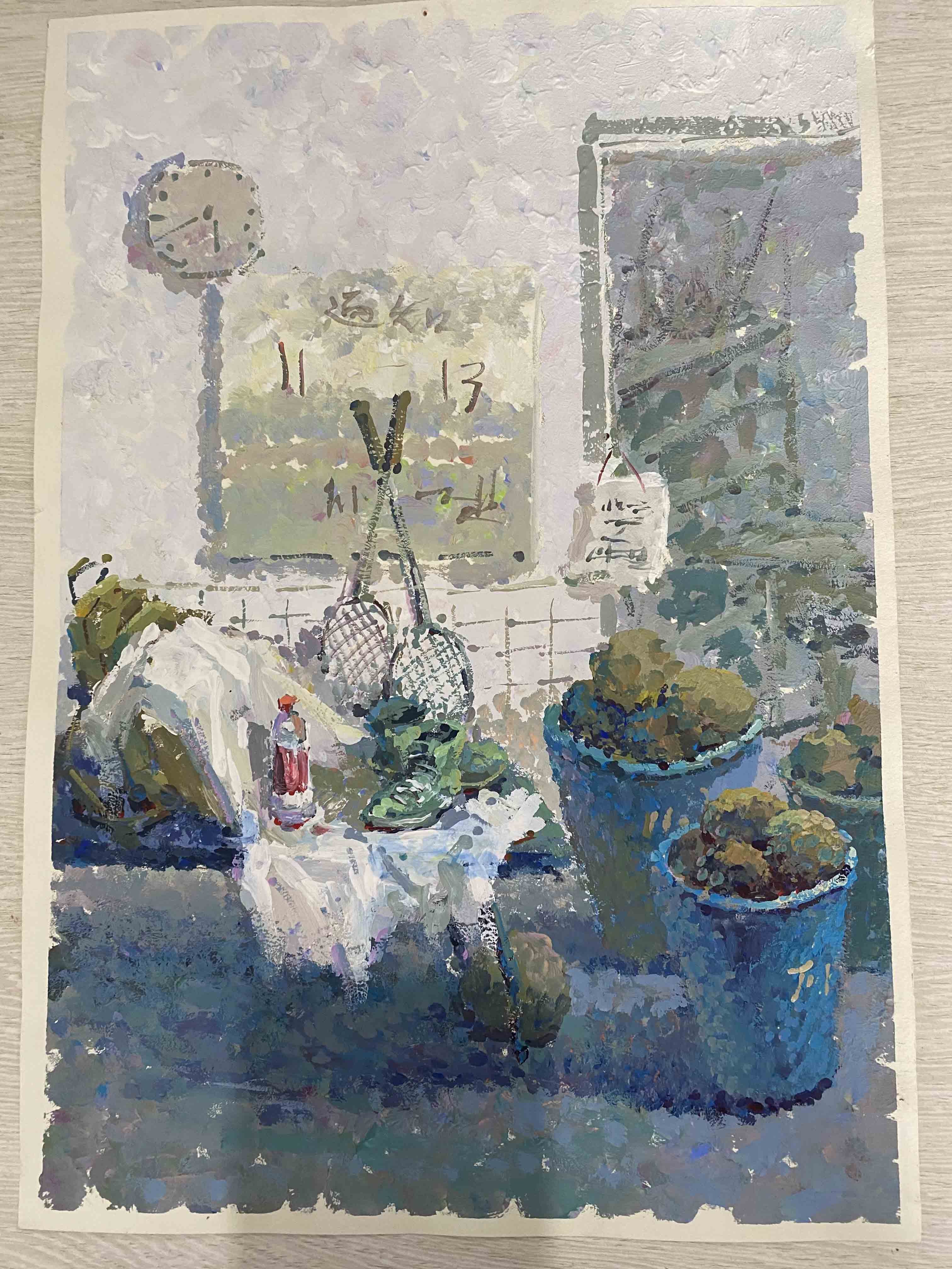 作者：何歆語 《網(wǎng)球》 單位：鳳儀航電公司